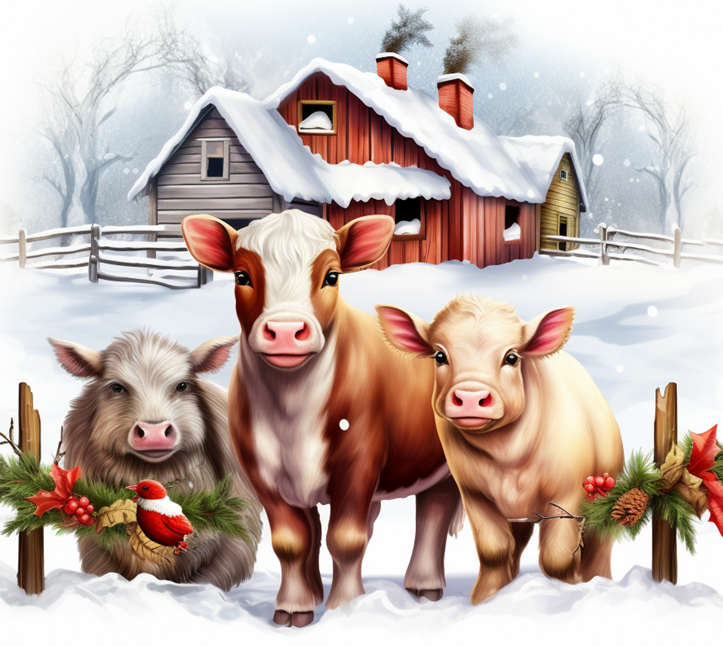 CHRISTMAS COWS