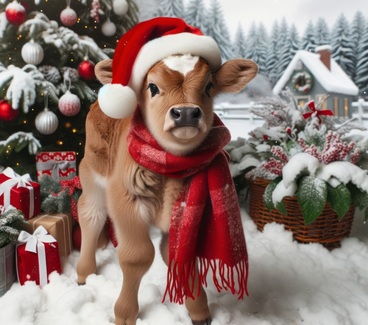 CHRISTMAS COWS